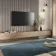 Trepanel Design® Silver on Dark Grey Felt Curve Acoustic Wall Panels