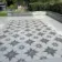 Bellevue Star Decor Ivory Stone Effect Matt Porcelain Outdoor Paving Tile 59.2x59.2cm