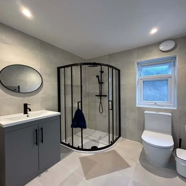 City Light Grey Concrete Effect Matt Porcelain Tile 60x30cm