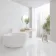 Prescious White Onyx Marble Effect Large Polished Porcelain Tile 120x60cm