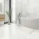 Carrara Gold Marble Effect Matt Ceramic Tile 45x45cm