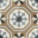 Osborne Blue Victorian Patterned Matt Ceramic Floor Tile 45x45cm