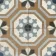Osborne Blue Victorian Patterned Matt Ceramic Floor Tile 45x45cm