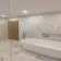Carrara White Gloss Marble Effect Vitrified Ceramic Tile 60x30cm