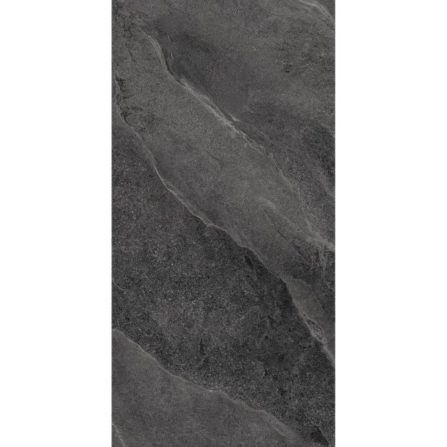 Alpen Graphite Slate Effect Matt Porcelain Tile 120x60cm | Tile ...