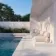 Cluny White Stone Effect Large Matt Porcelain Slab 275x100cm