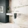 Paonazzo White Marble Effect Italian Large Honed Porcelain Tile 120x60cm