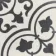 Cuban White Ornate Patterned Matt Porcelain Tile 22.3x22.3cm
