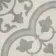 Cuban Silver Ornate Patterned Matt Porcelain Tile 22.3x22.3cm