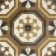 Osborne Maroon Victorian Patterned Matt Ceramic Floor Tile 45x45cm