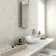 Rapolano Grey Travertine Effect Matt Ceramic Wall Tile 55x33cm