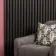 Trepanel Design® Noir Black Curve Acoustic Wood Wall Panels