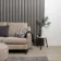Trepanel Design® Silver on Dark Grey Felt Multi-Width Acoustic Wall Panels
