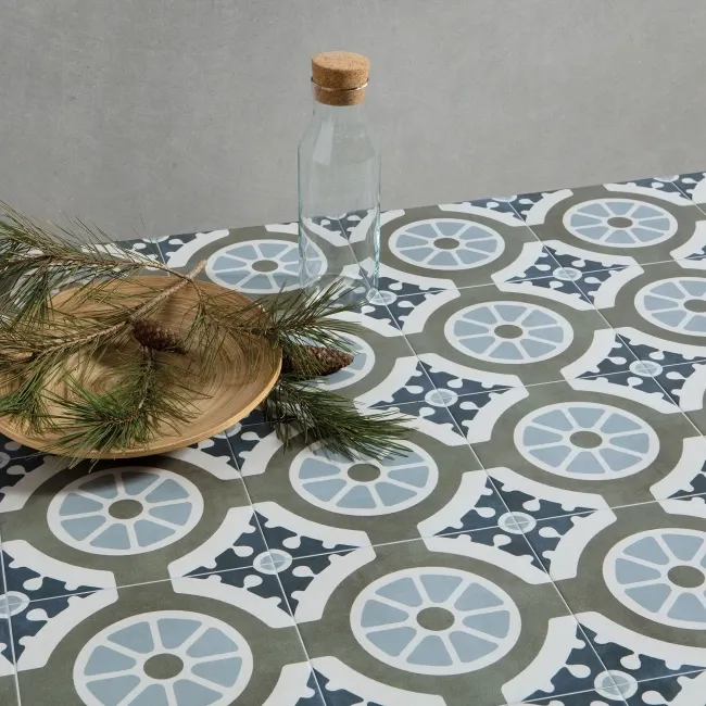 Havana Patterned Matt Porcelain Tile 22.3x22.3cm