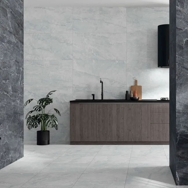 Sublyme White Marble Effect Large Matt Porcelain Tile 120x59.5cm