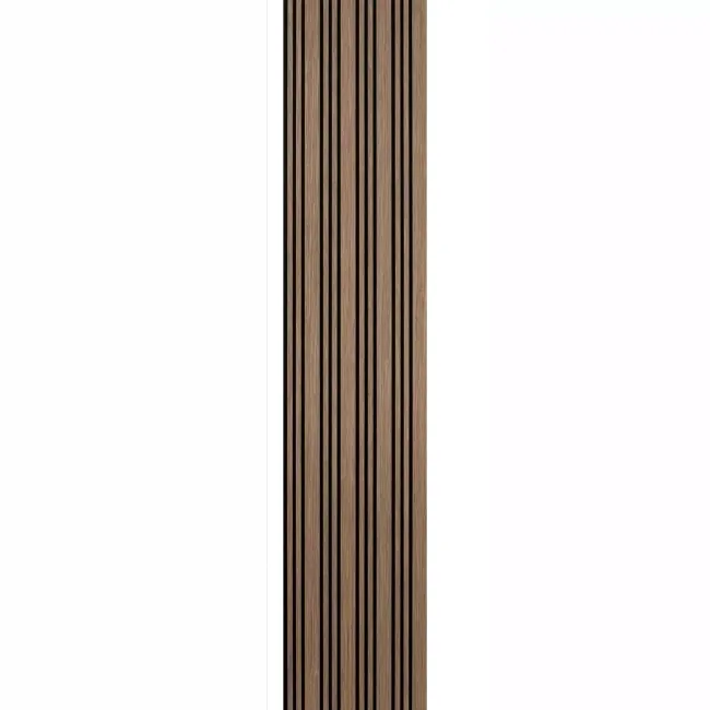 Trepanel Design® Autumn Brown Multi-Width Acoustic Wood Wall Panels