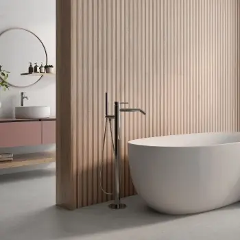 Dakaris Light Oak Slatted Wood Effect Large Matt Porcelain Tile 120x60cm