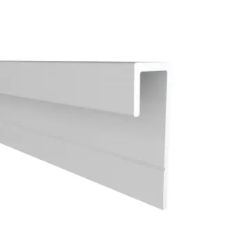 4.5mm TrueTouch Brushed Matt Silver End Cap Trim