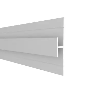 4.5mm TrueTouch Brushed Matt Silver H-Section Trim