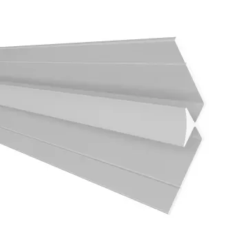 4.5mm TrueTouch Brushed Matt Silver Internal Corner Trim