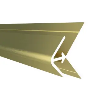 4.5mm TrueTouch Brushed Polished Gold External Corner Trim