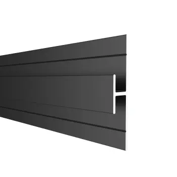 4.5mm TrueTouch Matt Black H-Section Trim