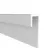 4.5mm TrueTouch Brushed Matt Silver End Cap Trim