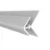 4.5mm TrueTouch Brushed Matt Silver External Corner Trim