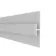 4.5mm TrueTouch Brushed Matt Silver H-Section Trim