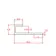 4.5mm TrueTouch Brushed Polished Silver End Cap Trim