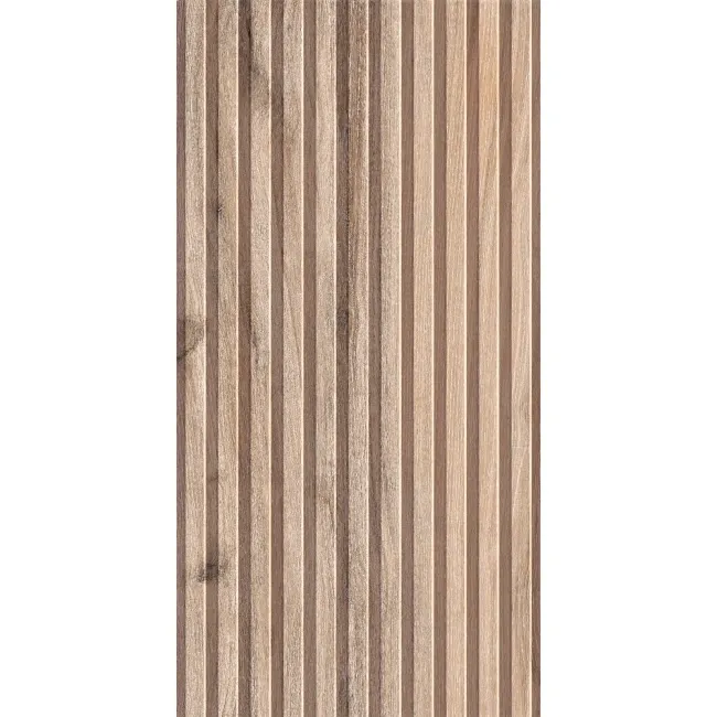 Dakaris Natural Oak Slatted Wood Effect Large Matt Porcelain Tile 120x60cm