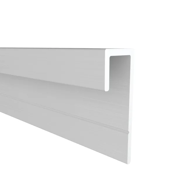 4.5mm TrueTouch Brushed Matt Silver End Cap Trim