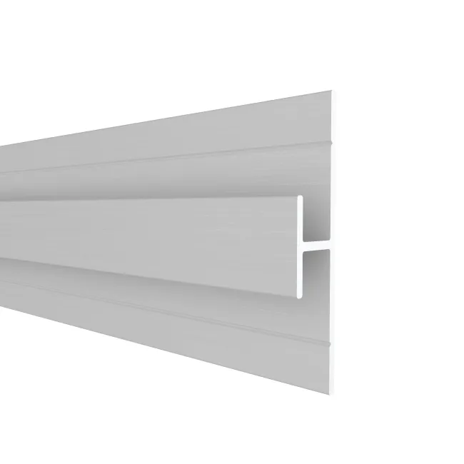 4.5mm TrueTouch Brushed Matt Silver H-Section Trim