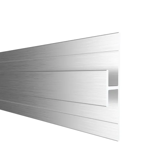 4.5mm TrueTouch Brushed Polished Silver H-Section Trim