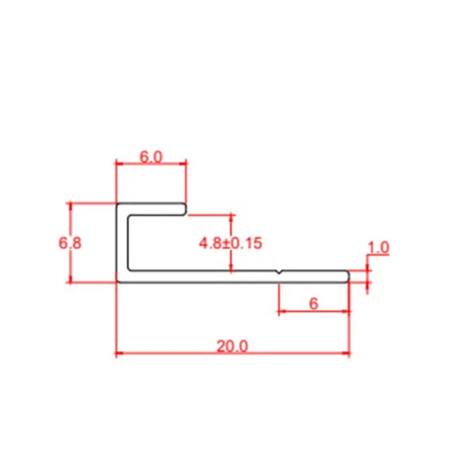 4.5mm TrueTouch Matt Black End Cap Trim
