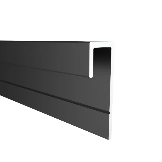 4.5mm TrueTouch Matt Black End Cap Trim