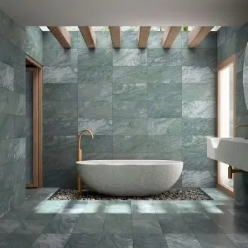 Sagano Ocean Blue Stone Effect Anti Slip Porcelain Tile 61.3x30.3cm