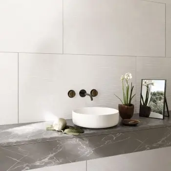 Prescious White Linea Decor Onyx Marble Effect Large Matt Porcelain Tile 120x60cm