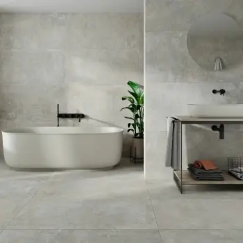 Crassana Grey Concrete Effect Large Anti Slip Porcelain Tile 120x59.5cm