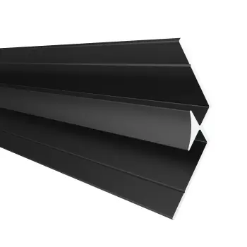 4.5mm TrueTouch Matt Black Internal Corner Trim