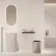Unika White Stone Effect Large Matt Porcelain Tile 120x60cm