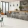 Scarlet White Marble Effect Large Matt Porcelain Tile 99.5x99.5cm