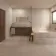 Linen Beige Travertine Effect Large Matt Porcelain Slab 275x100cm