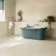 Blok White Limestone Effect Italian Large Matt Porcelain Tiles 80x80cm