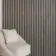 Trepanel Design® Silver on Dark Grey Felt Curve Acoustic Wall Panels