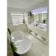 Carrara Gold Gloss Marble Effect Vitrified Ceramic Tile 60.5x60.5cm