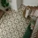 Osborne Grey Victorian Patterned Matt Ceramic Floor Tile 45x45cm