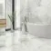Vintage White Stone Effect Large Matt Porcelain Tile 120x60cm