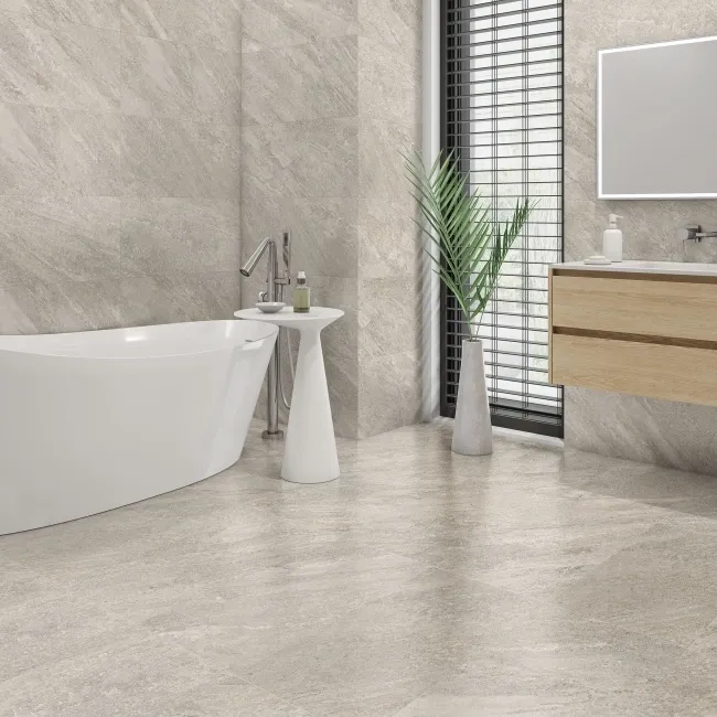 Quartz Stone Effect Sand Anti Slip PorcelaIn Tile 75x37cm