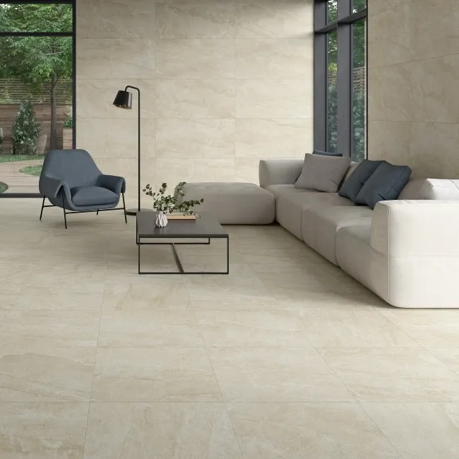 Sublyme Beige Marble Effect Large Matt Porcelain Tile 120x59.5cm